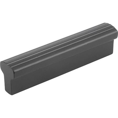 Kipp Ledge Handle L=60, Form:A Aluminum, Black Anodized, A=45 K0232.10452